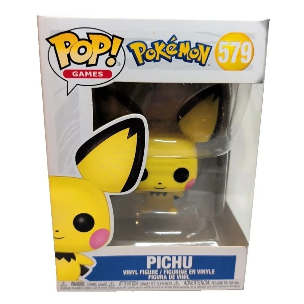 Funko Pop! Games‎ Pokémon Pichu #579 Vinyl Figure w/ Box – 2020